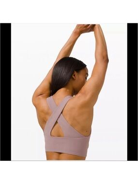 lululemon athletica Cross-Back Sports Bra - Mauve